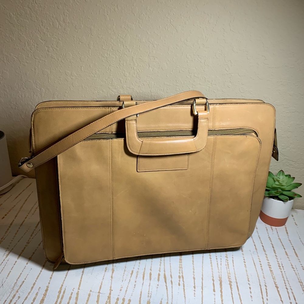 JS Genuine Leather Attaché
